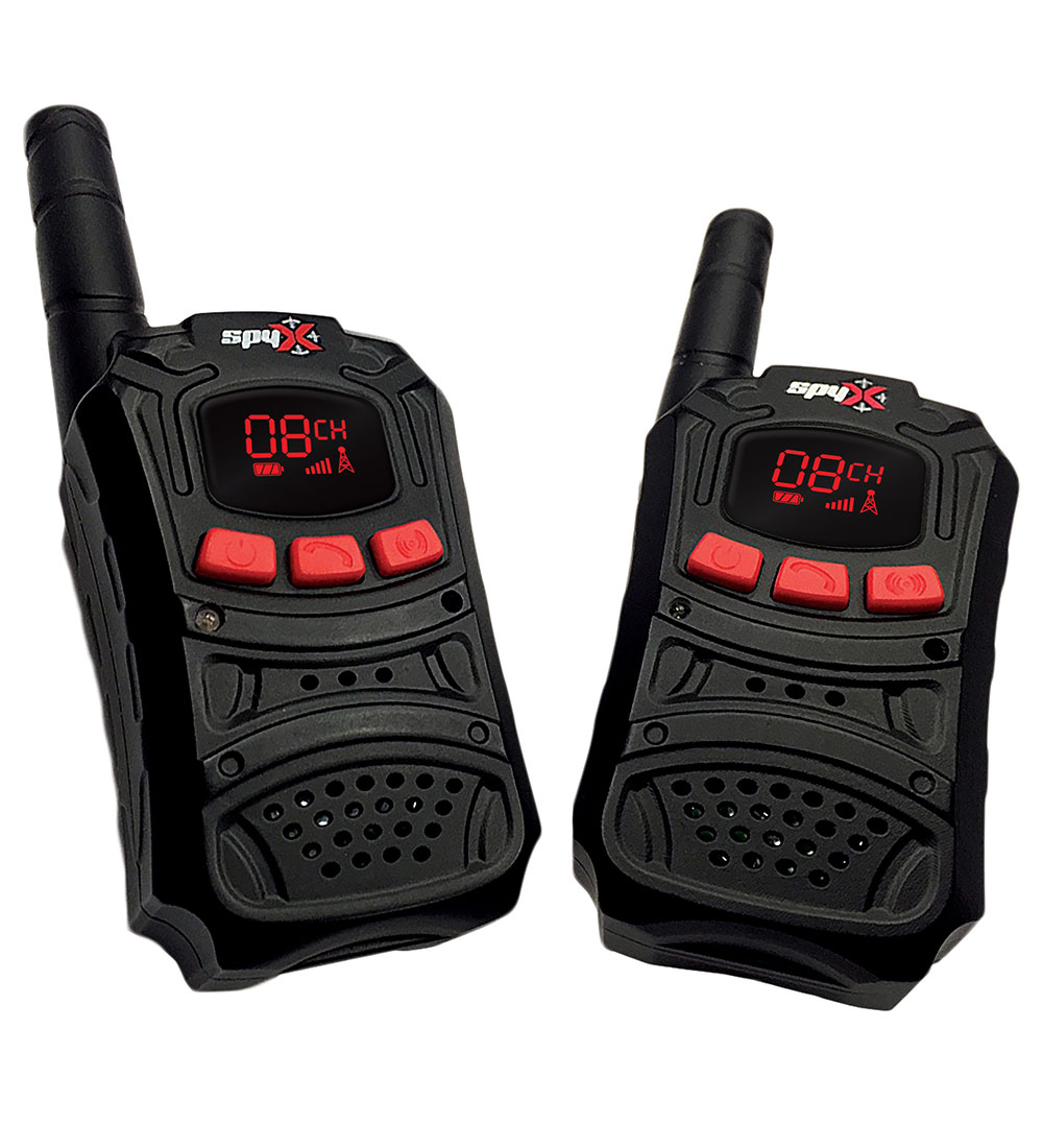 SpyX - Walkie Talkies - Sort/Rød