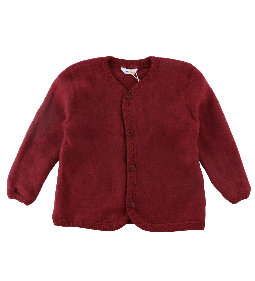 Joha Cardigan - Uld - Bordeaux