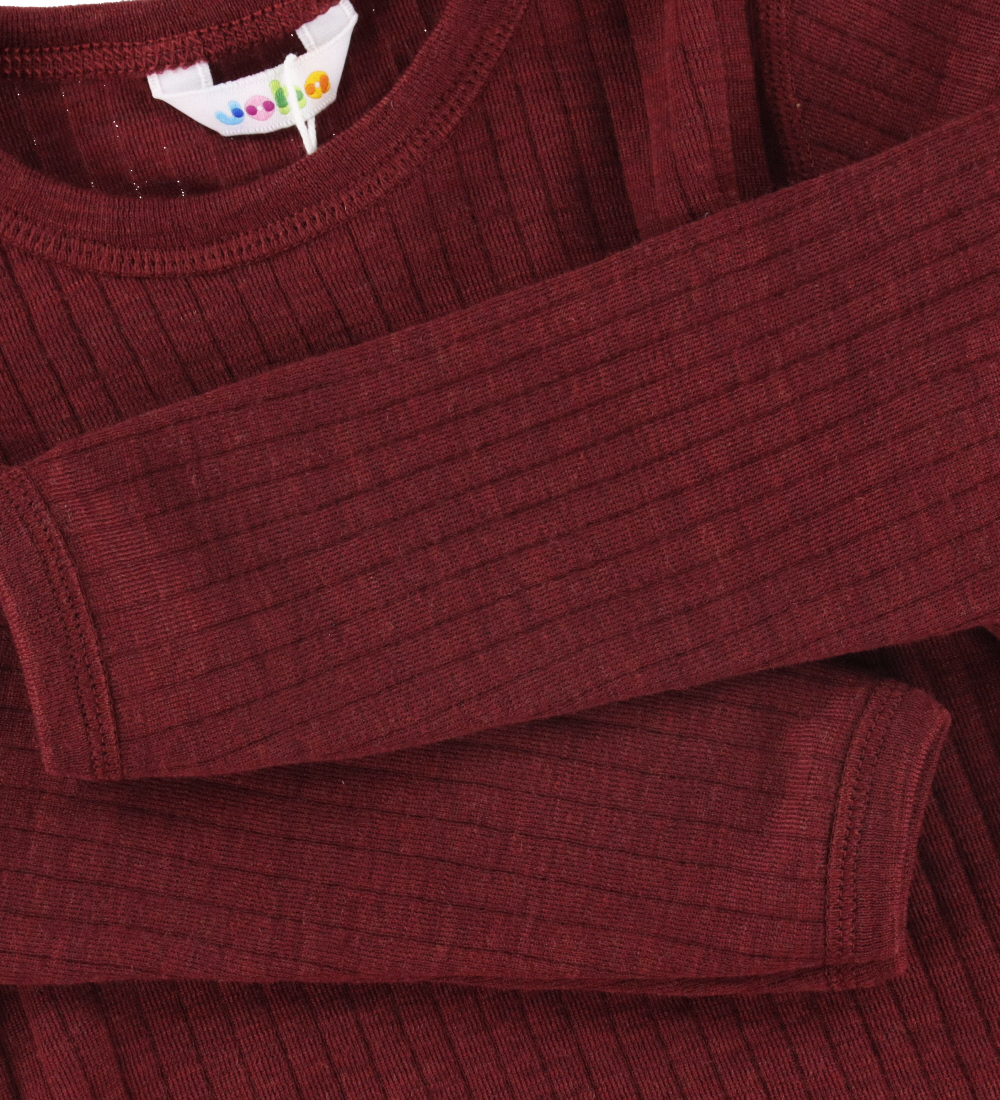 Joha Bluse - Uld - Bordeaux
