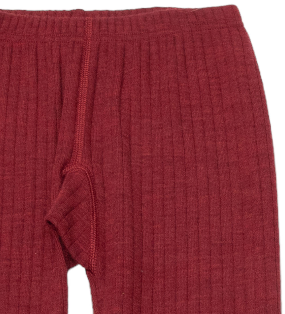 Joha Leggings - Uld - Bordeaux