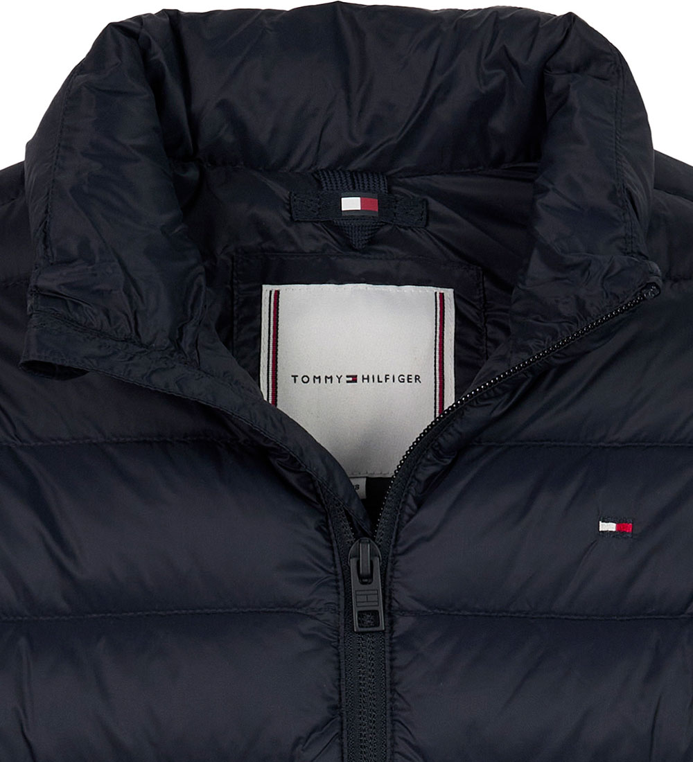Tommy Hilfiger Dunjakke - Essential Light Down - Desert Sky
