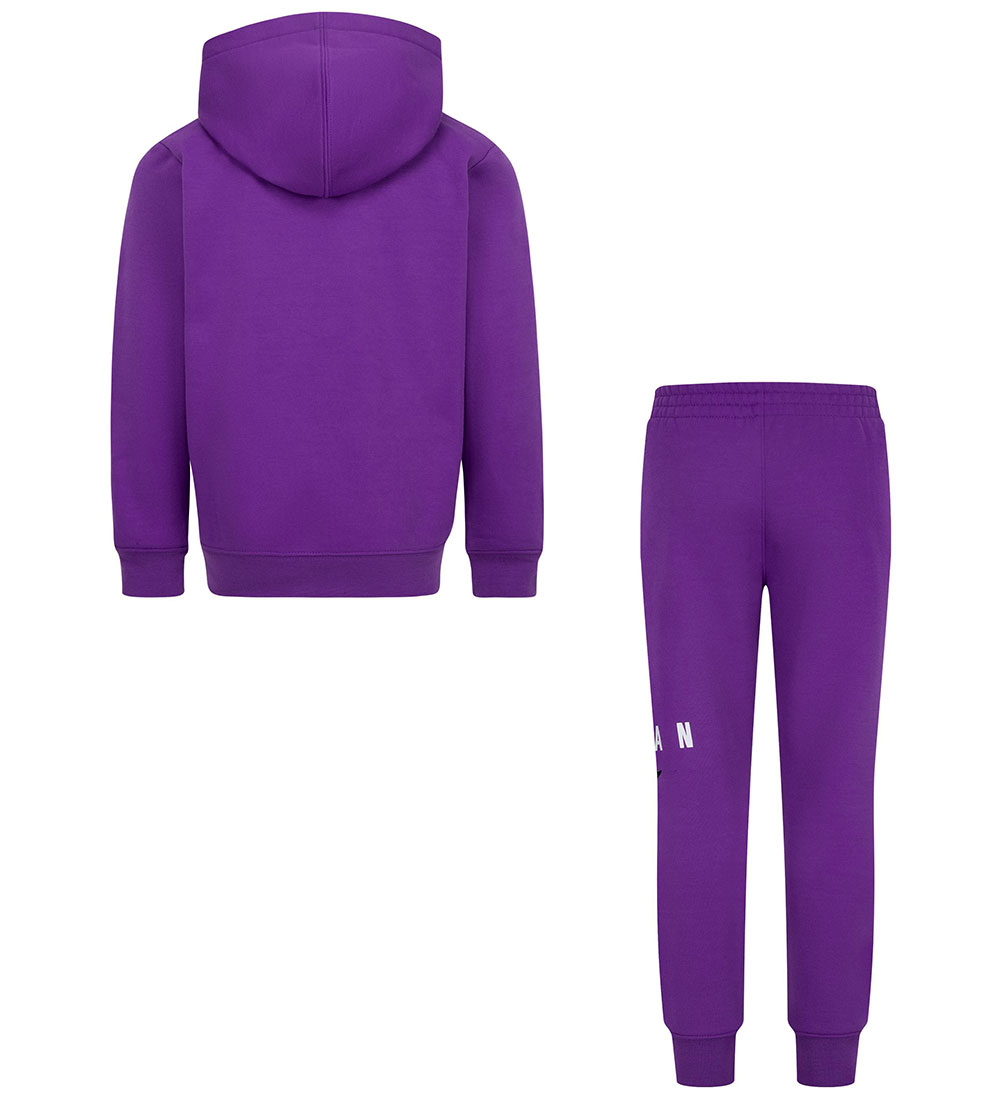 Jordan Sweatsæt - Purple Venom m. Logo