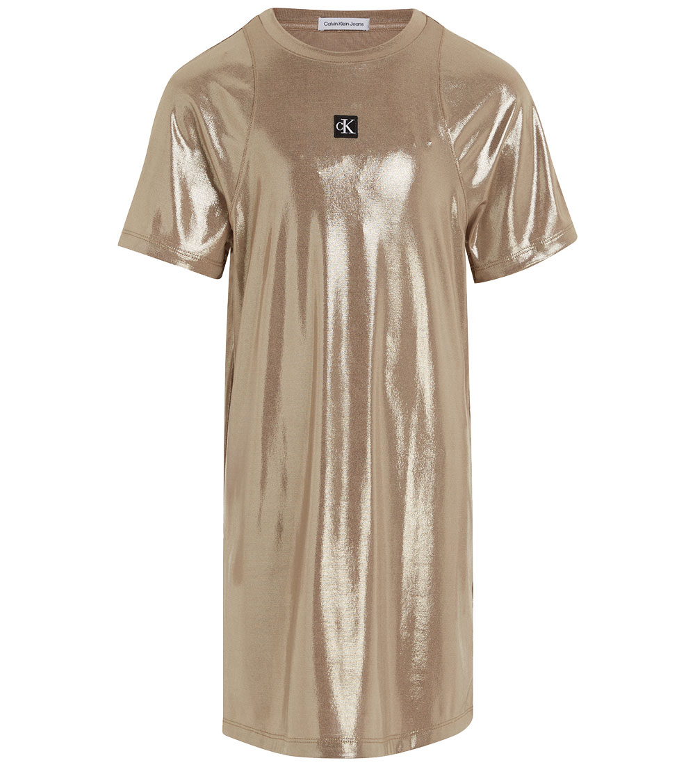 Calvin Klein Kjole - Frosted Almond