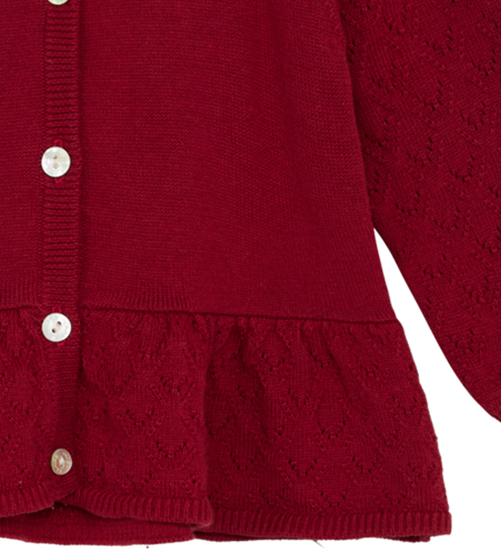 Hust and Claire Cardigan - Strik - Caimie - Teaberry