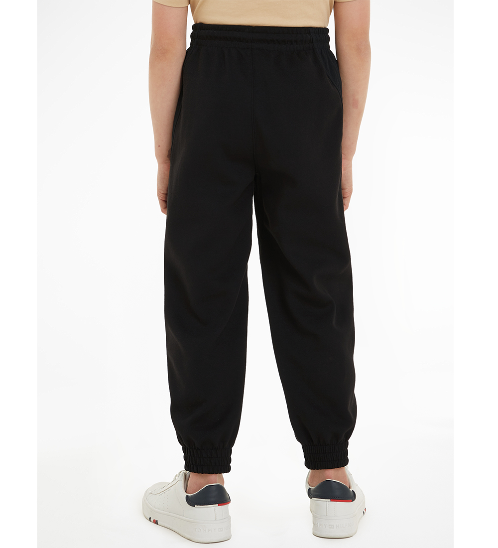 Calvin Klein Bukser - Mix Media Monochrome - Sort