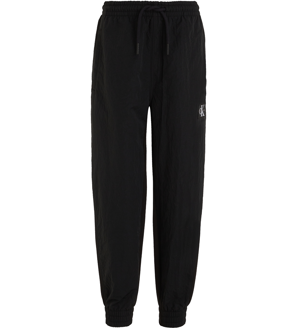 Calvin Klein Bukser - Mix Media Monochrome - Sort