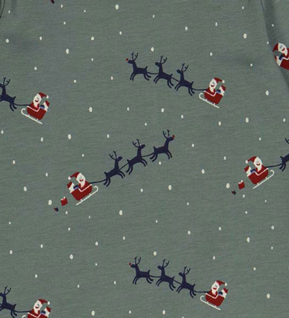 Müsli Body l/æ - Santa - Balsam Green m. Julemotiv