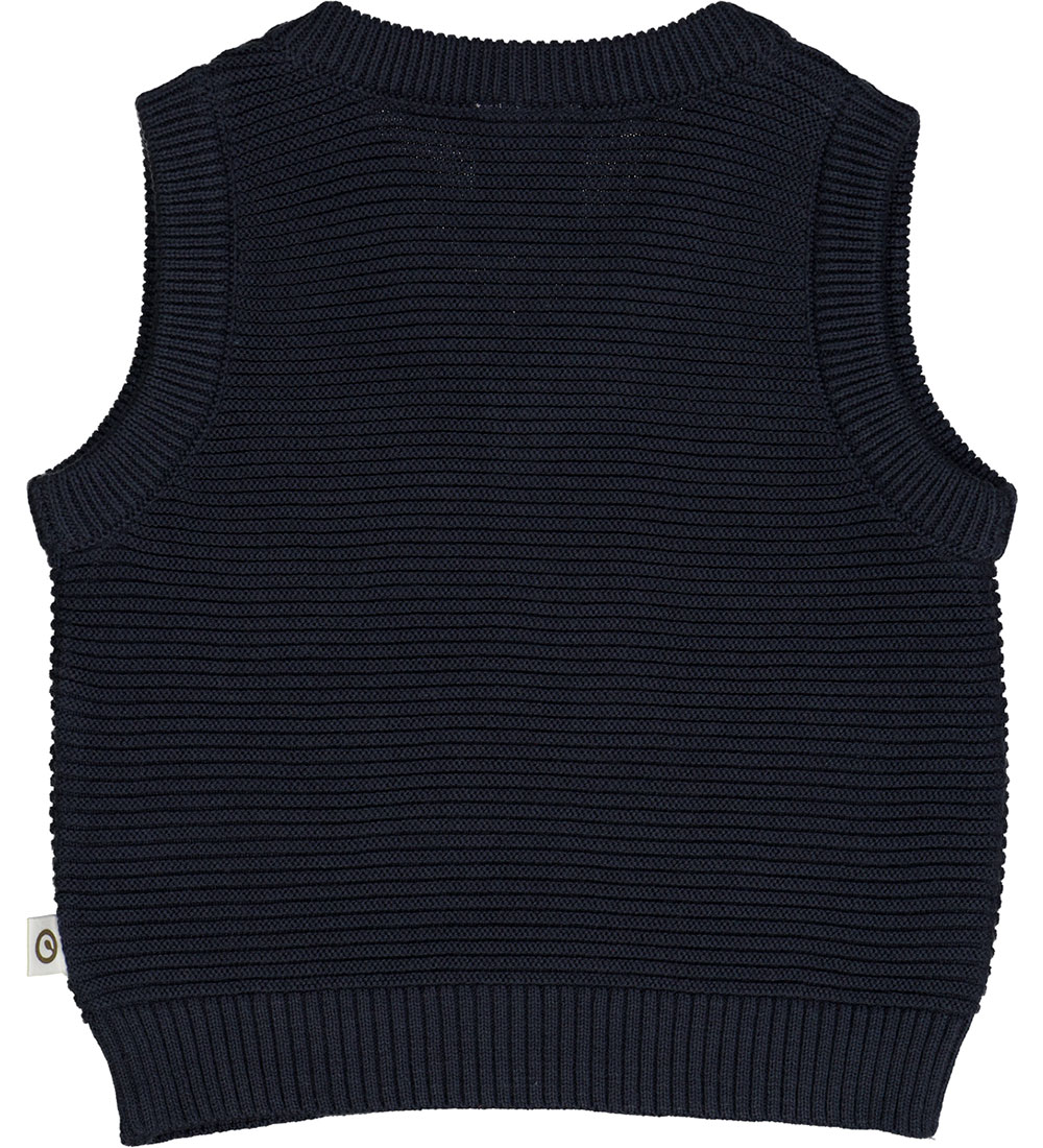 Müsli Vest - Knit Rigde - Night Blue