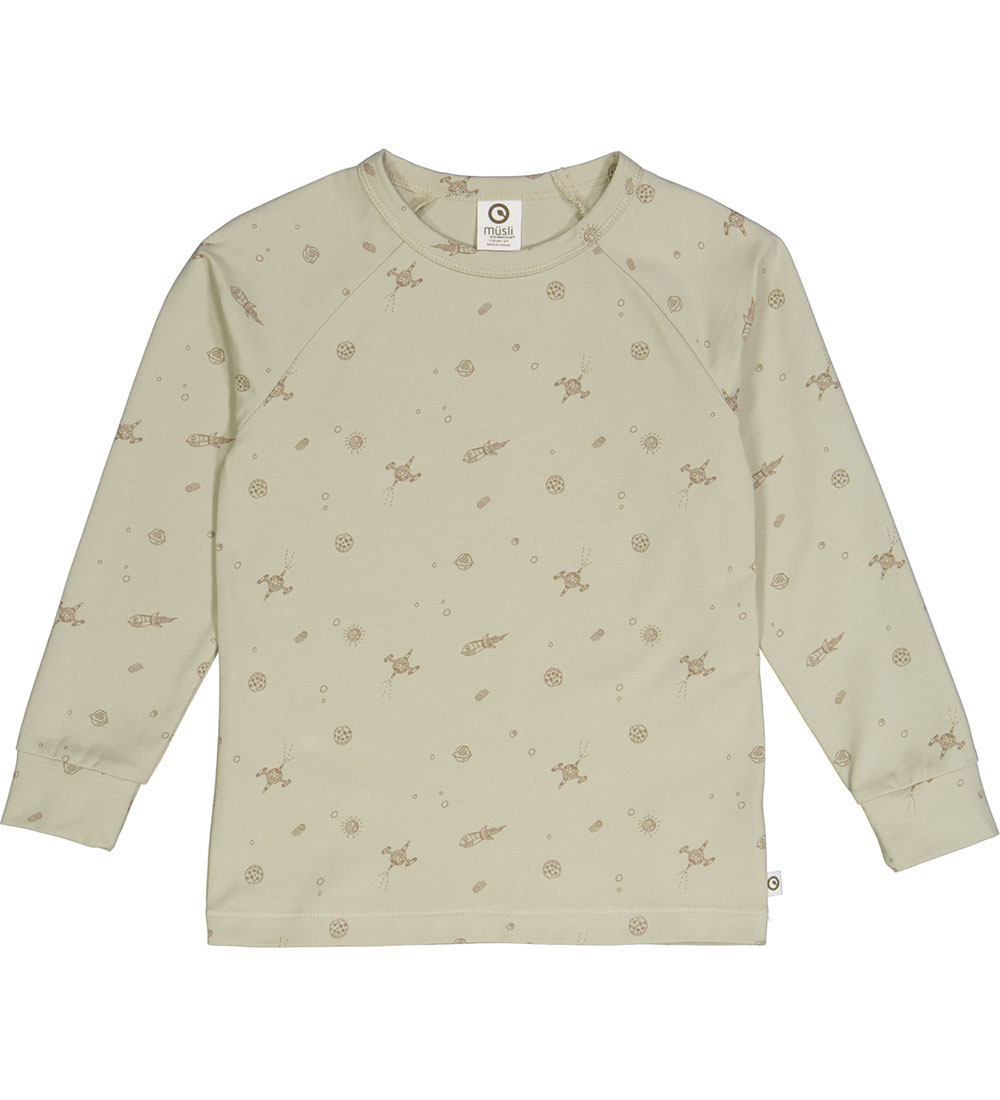 Müsli Nattøj - Desert Green m. Rumprint