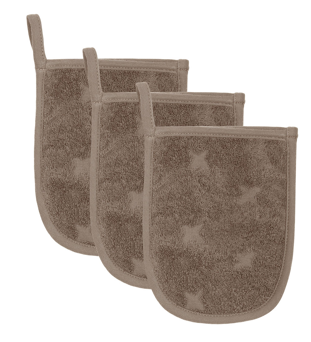 Müsli Badehandske - 3-pak - 14x18 - Cashew