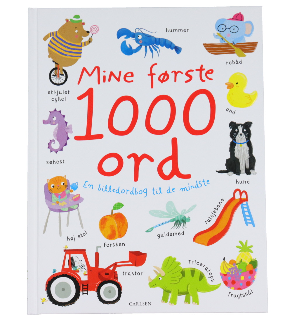 Forlaget Carlsen Bog - Mine første 1000 Ord - En Billedordbog -