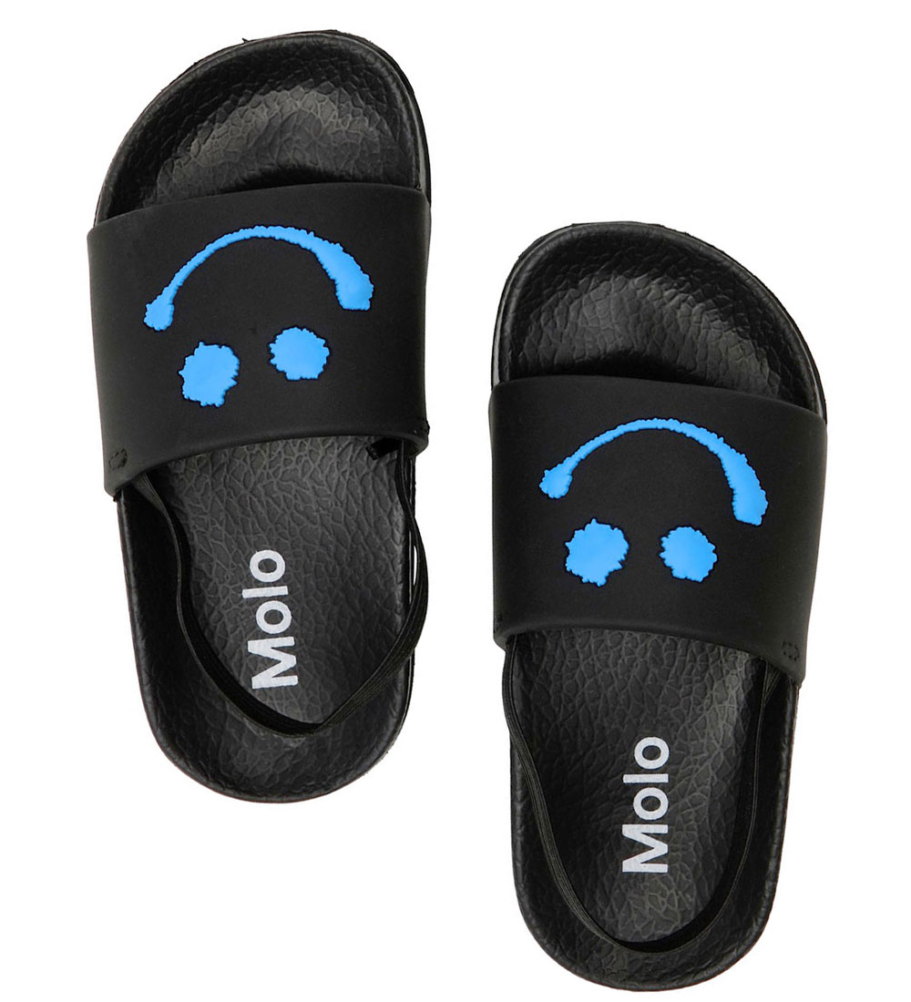 Molo Badesandaler - Zhappy - Sort m. Blå