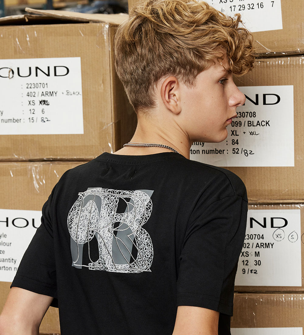 Hound T-shirt - Sort