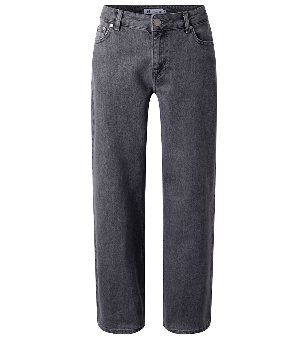 Hound Jeans - Low Waist - Wide - Grå Denim
