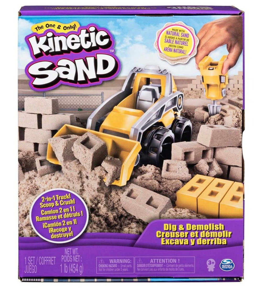 Kinetic Sand Sandst - Dig & Demolish - 454 g
