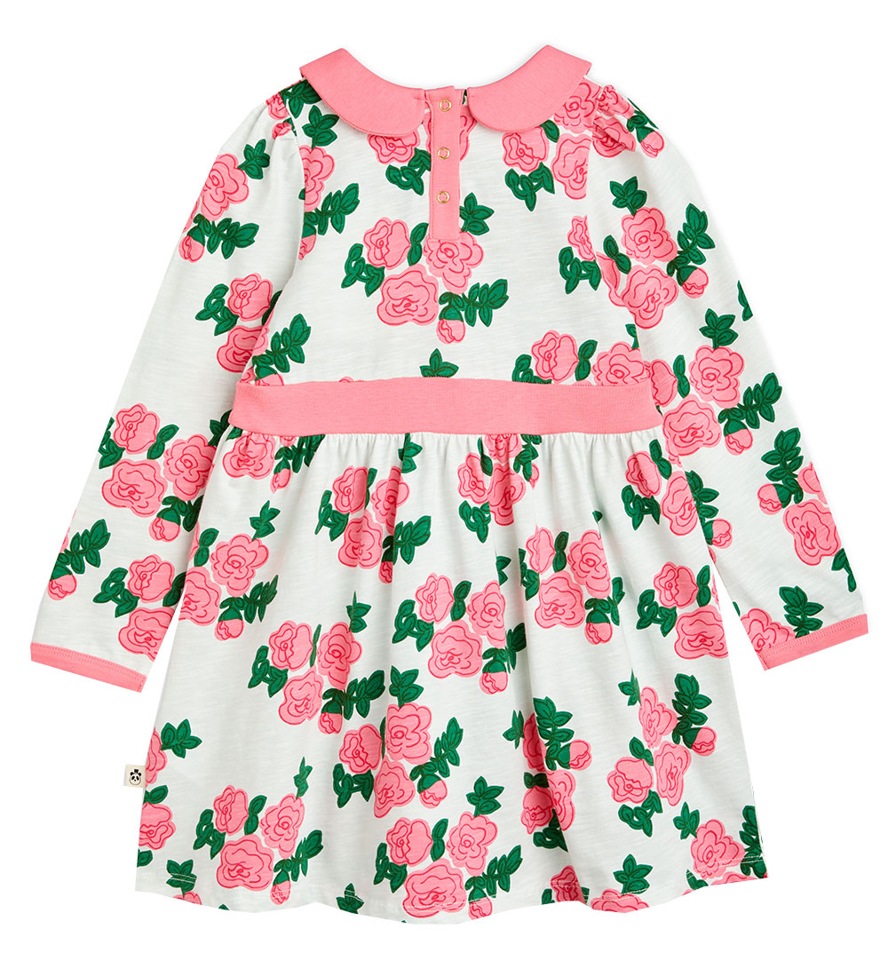 Mini Rodini Kjole - Roses - Pink
