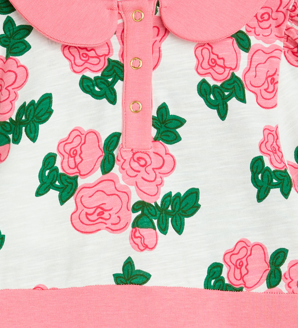 Mini Rodini Kjole - Roses - Pink