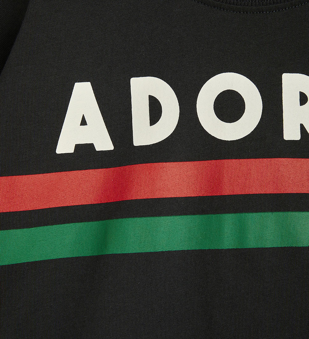 Mini Rodini Sweatshirt - Adored - Sort