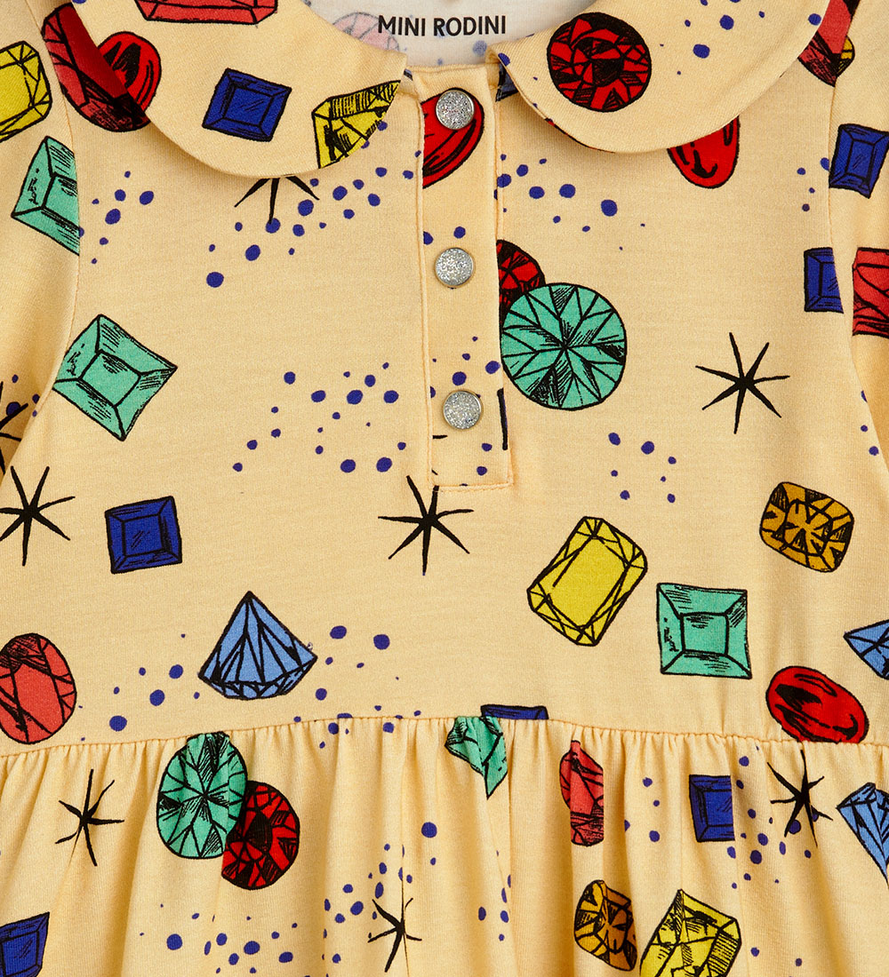 Mini Rodini Kjole - Jewels - Gul