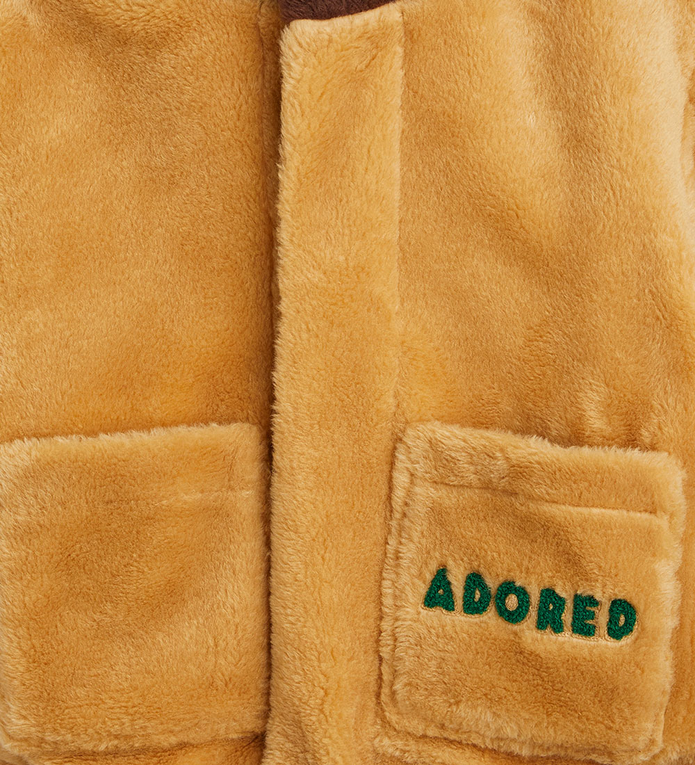 Mini Rodini Jakke - Imiteret Pels - Adored - Beige