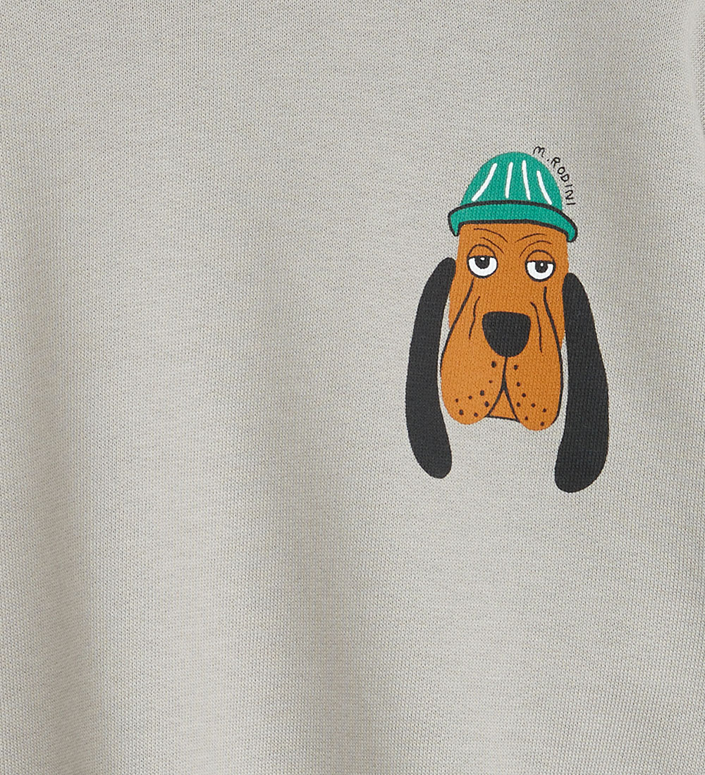 Mini Rodini Sweatshirt - Bloodhound - Grå
