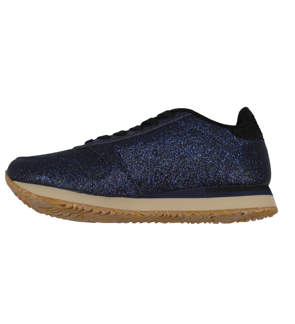 Woden sko - Ydun Icon Glitter - Navy Multi