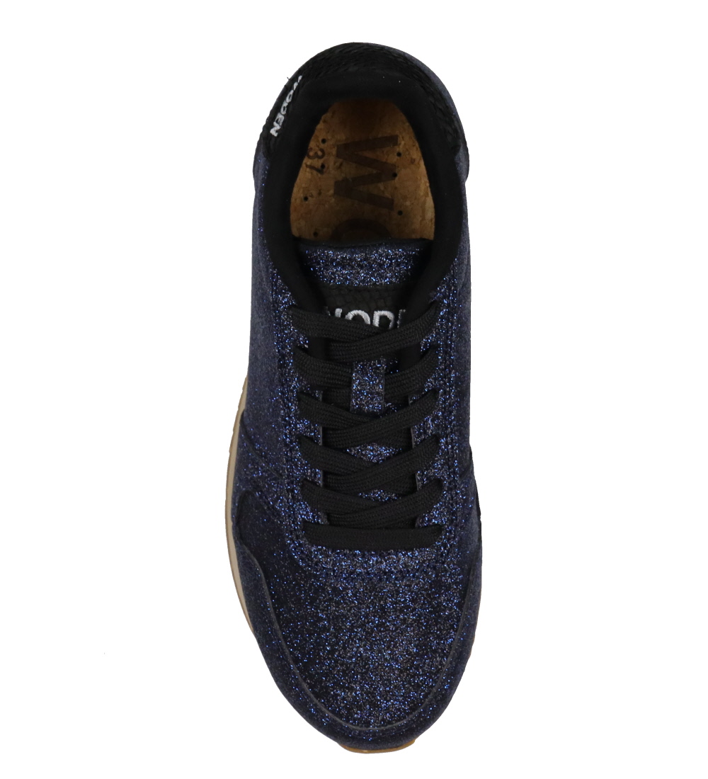 Woden sko - Ydun Icon Glitter - Navy Multi