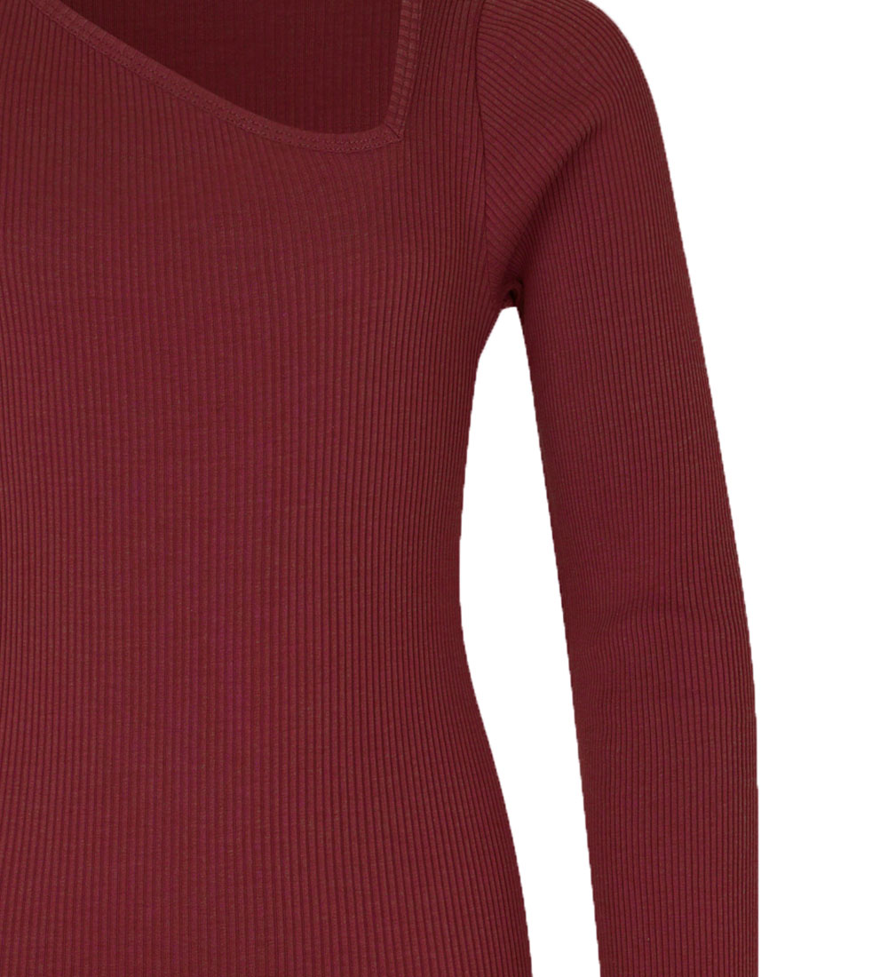 Rosemunde Kjole - Rib - Cabernet