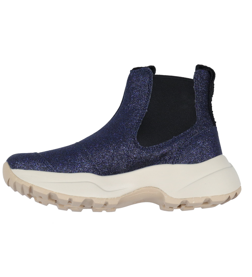 Woden Støvler - Silje - Dark Navy m. Glimmer