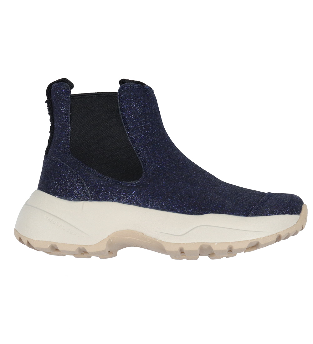 Woden Støvler - Silje - Dark Navy m. Glimmer