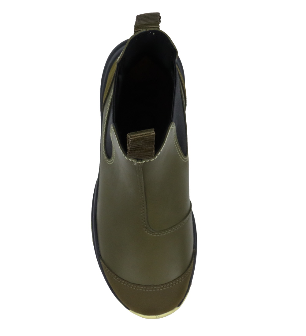 Woden Gummistøvler - Kort - Siri - Dark Olive/Pale Lime