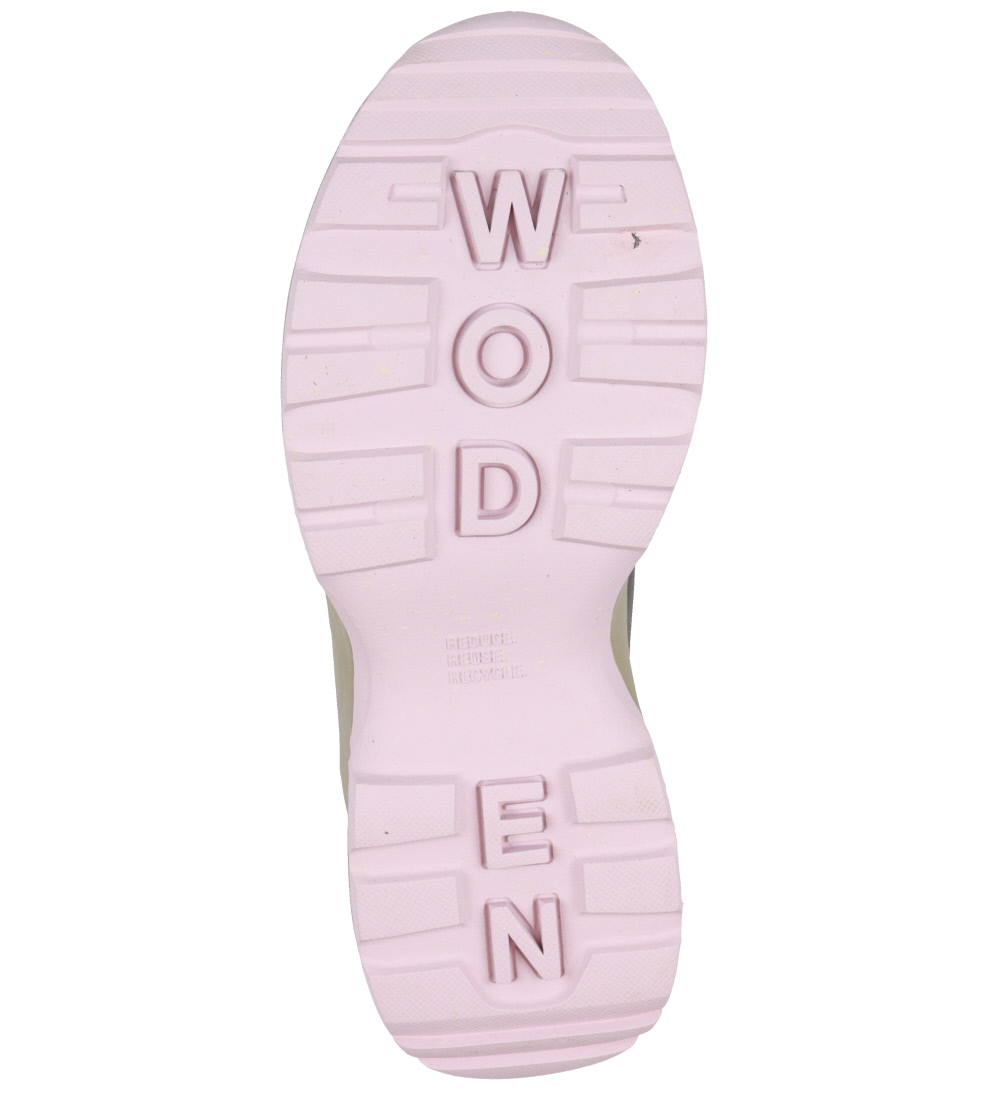 Woden Gummistøvler - Kort - Siri - Chocolate/Light Lilac