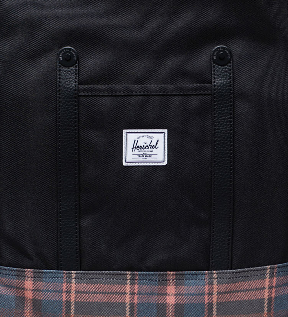 Herschel Rygsæk - Retreat - EcoSystem - Black Winter Plaid
