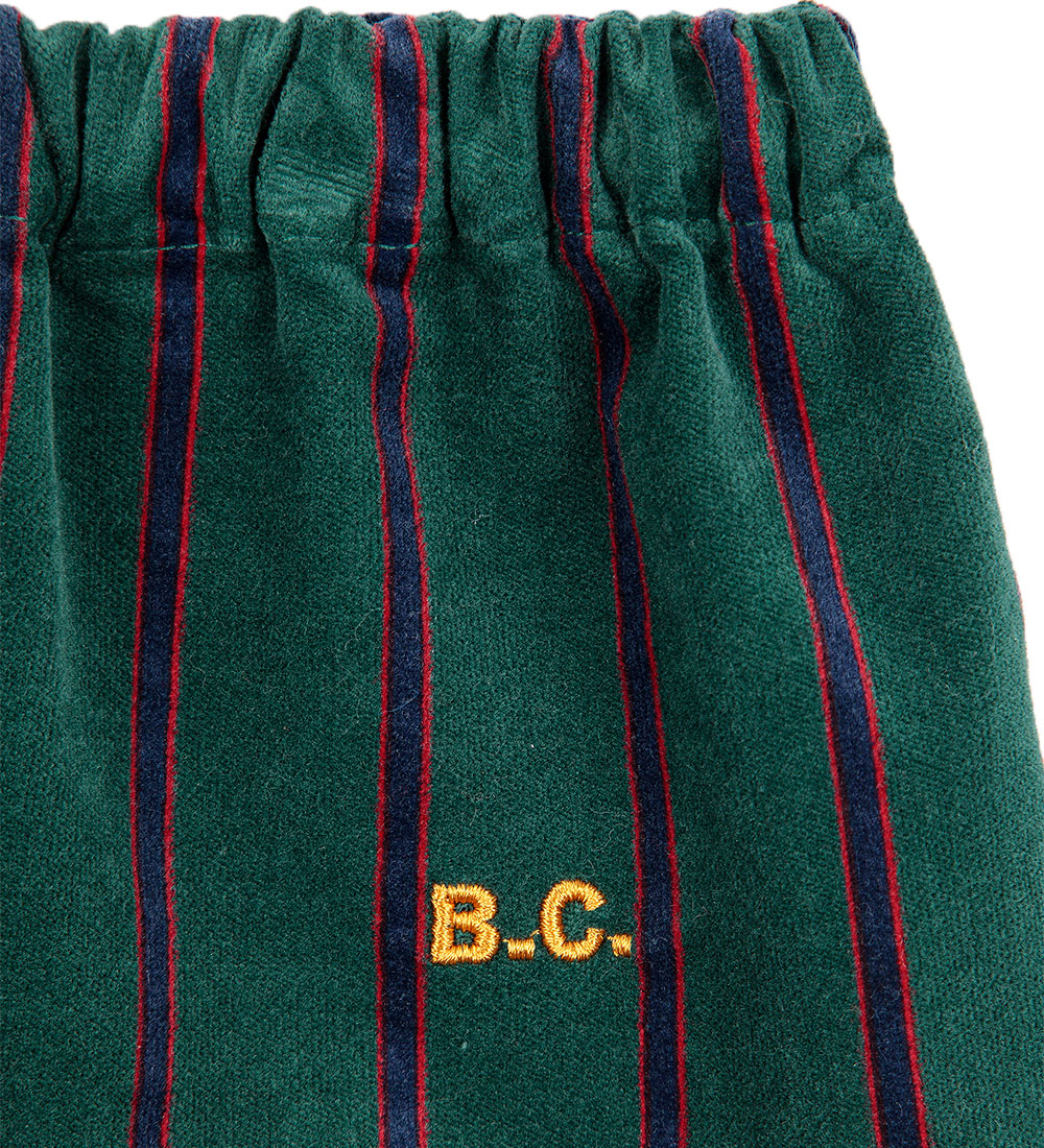 Bobo Choses Nederdel - Striped Ruffle - Dark Green