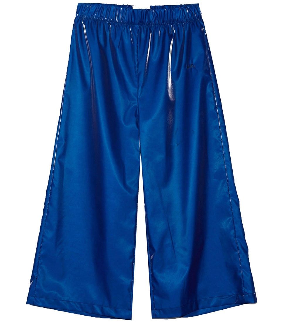Bobo Choses Bukser - Metallic Flared - Blå