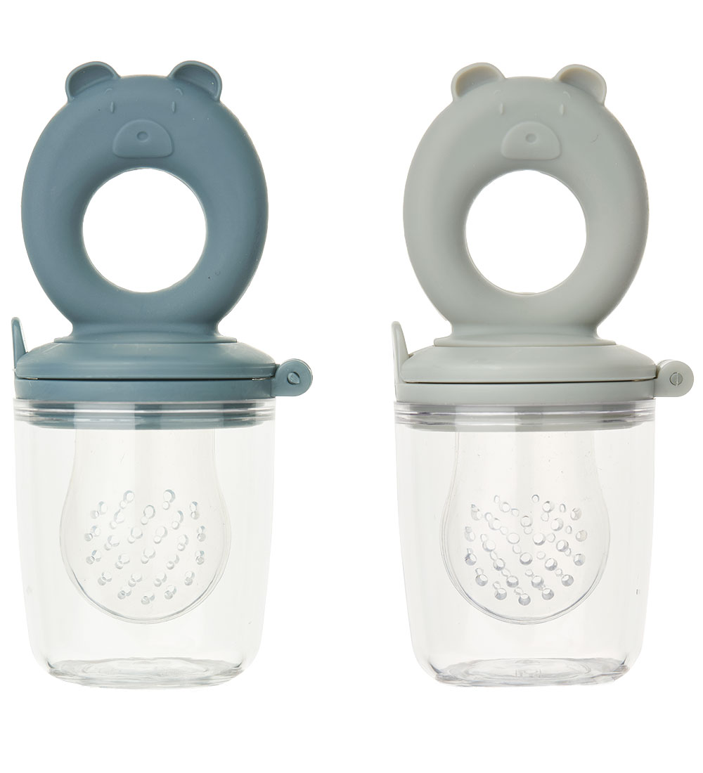 Liewood Food Feedere - Miranda - 2-pak - Whale Blue/Dove Blue