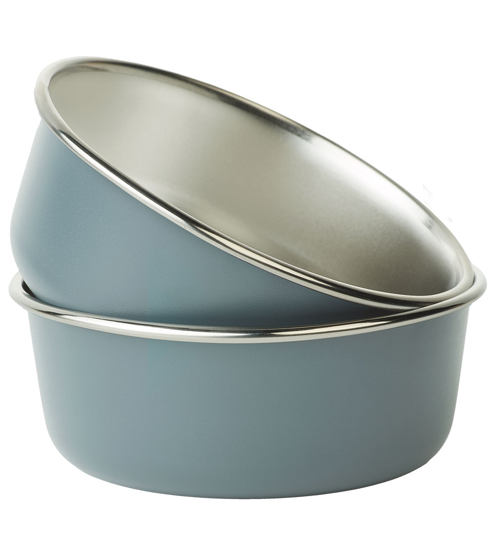 Liewood Skåle - Rustfrit Stål - 2-pak - Edgar - Whale Blue