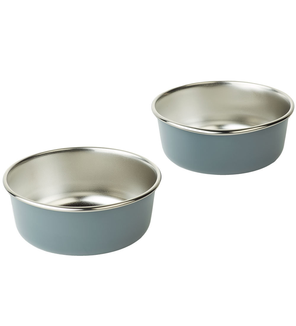 Liewood Skåle - Rustfrit Stål - 2-pak - Edgar - Whale Blue