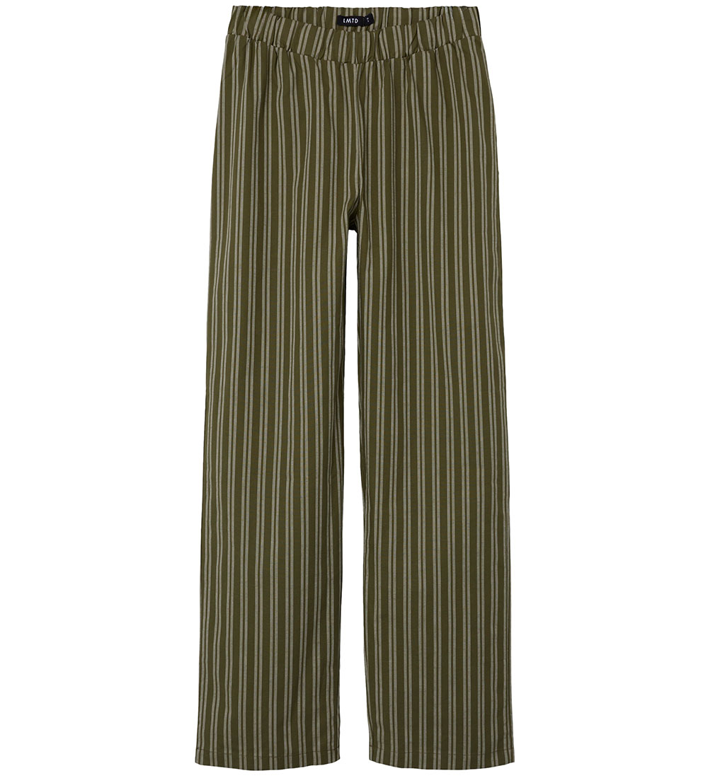 LMTD Bukser - NlfRalba - Winter Moss m. Striber