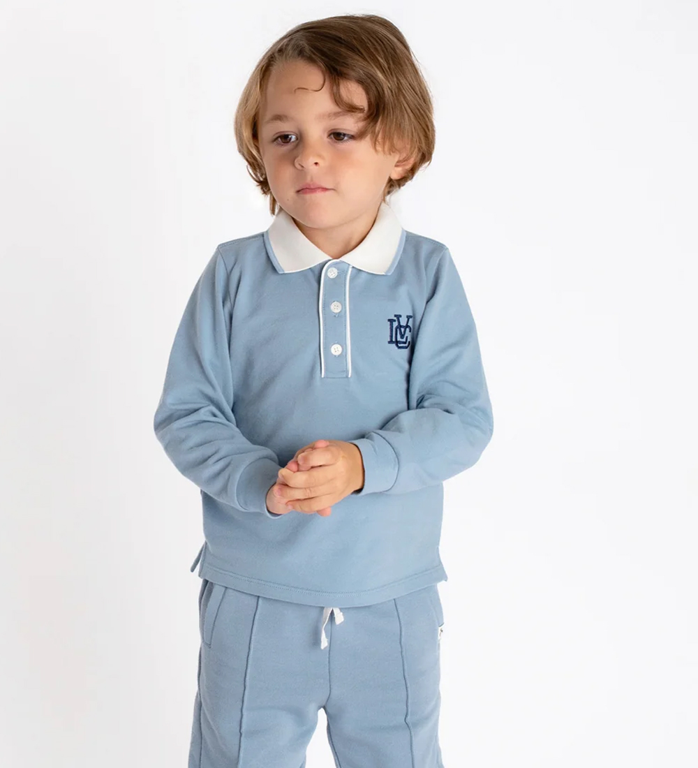 Livly Polobluse - Dusty Blue
