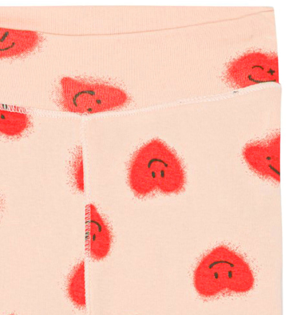 Molo Leggings - Sting - Red Hearts