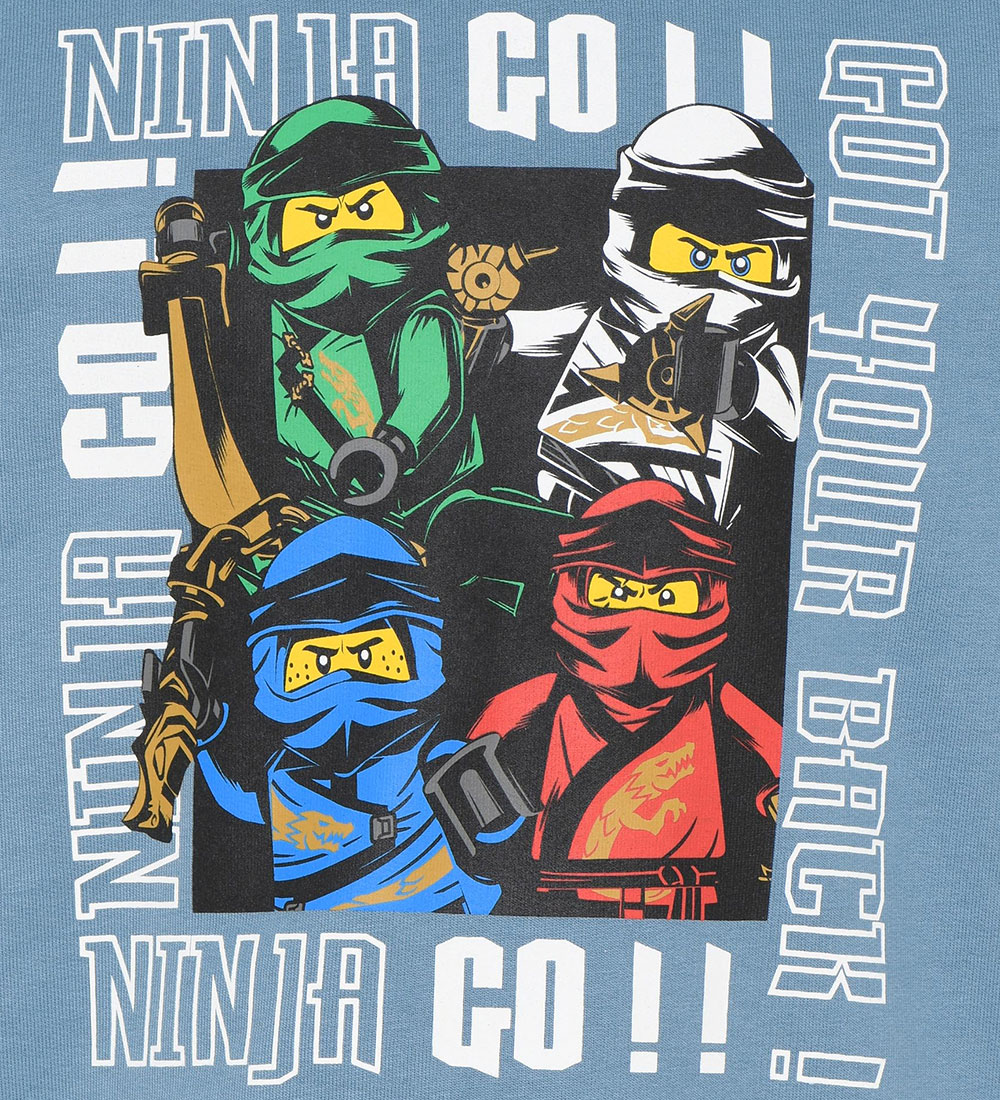 LEGO® Ninjago Hættetrøje - LWStorm - Dusty Blue