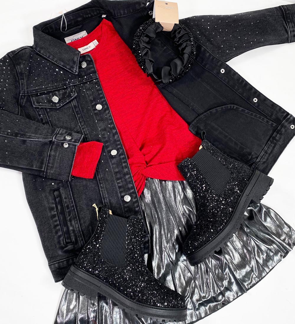 Kids Only Bluse - KogRoma - Lychee m. Glimmer