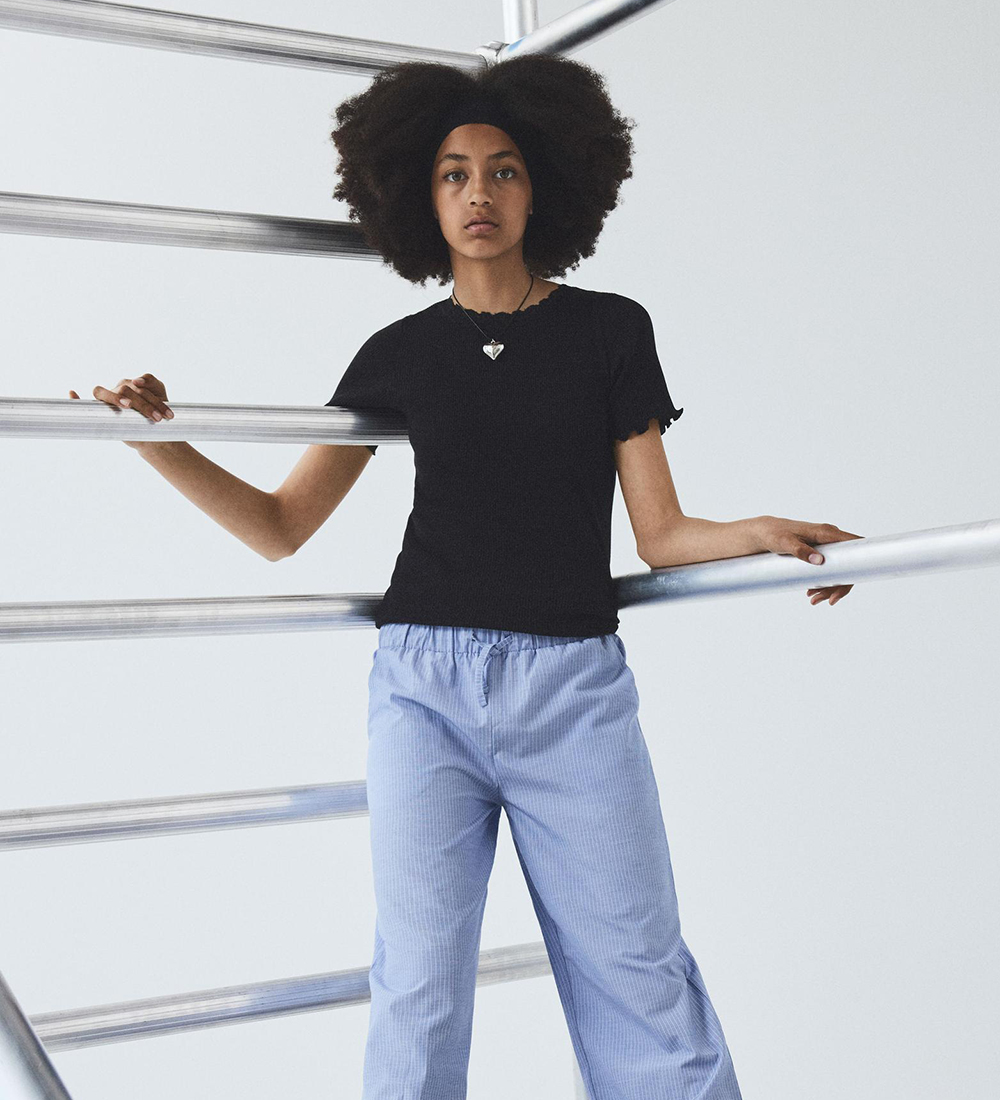 LMTD T-shirt - Rib - NlfHeminin - Sort