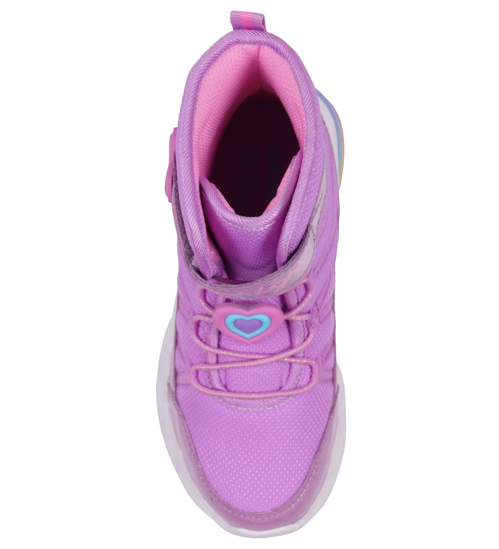 Skechers Støvler m. Lys - S Lights Sweetheart Lights - Lavendel/