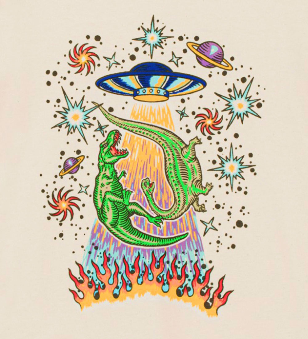 Molo T-shirt - Riley - UFO and Dinos