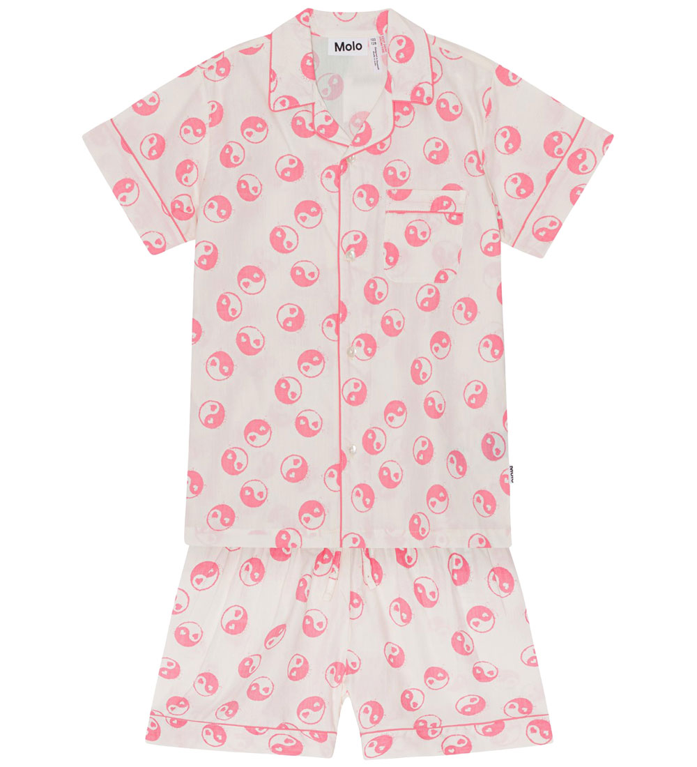 Molo Nattøj - T-shirt/Shorts - Lexi - Yin Yang Confetti
