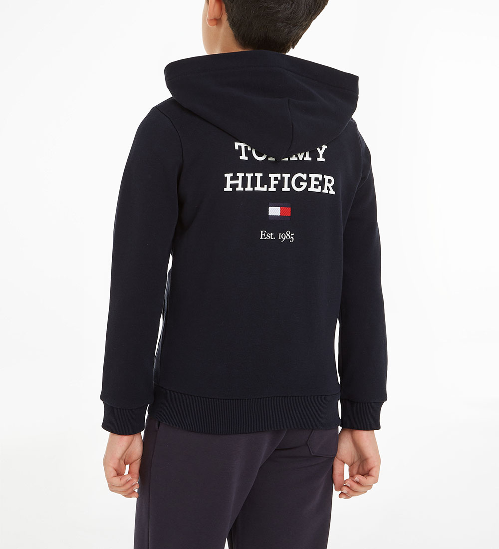 Tommy Hilfiger Cardigan - TH Logo - Desert Sky