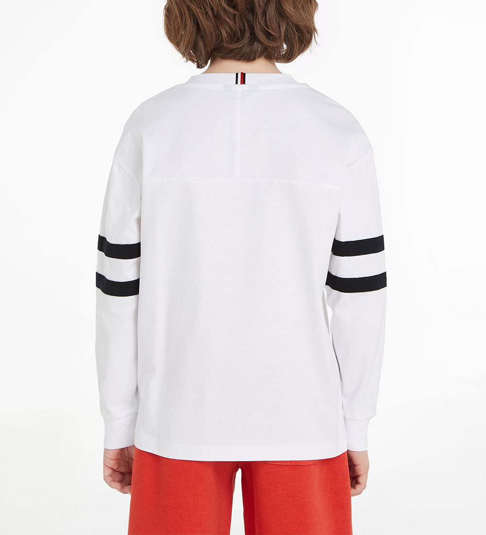 Tommy Hilfiger Bluse - Hilfiger Script - White