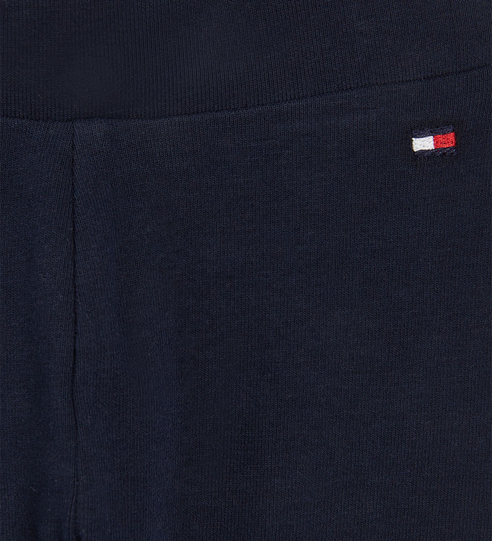 Tommy Hilfiger Leggings - Baby TH Logo - Desert Sky